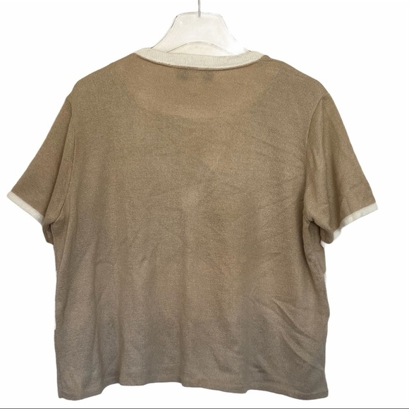 Norton McNaughton V-Neck Acrylic Pullover Sweater - Picture 3 of 4